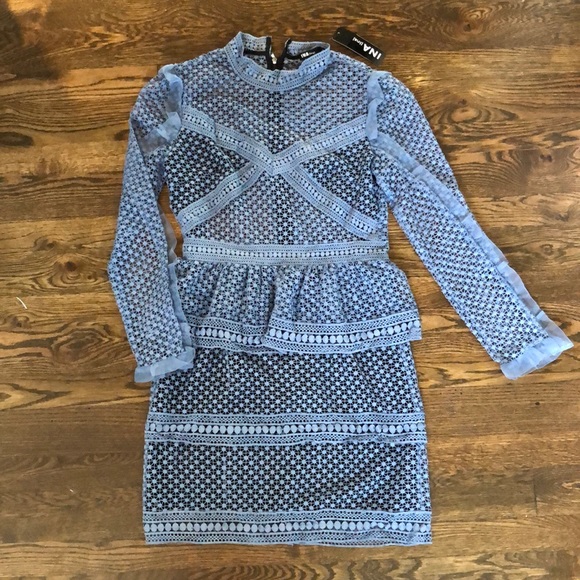 Ina Dresses & Skirts - Women’s periwinkle long-sleeve dress